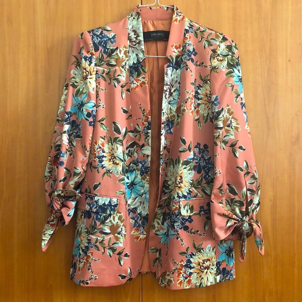 Zara Floral Blazer